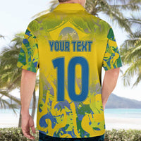 Custom Brazil Football Champion 2024 Hawaiian Shirt - Wonder Print Shop