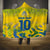 Custom Brazil Football Champion 2024 Hooded Blanket