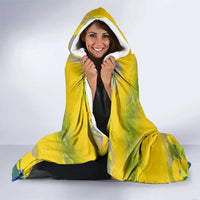 Custom Brazil Football Champion 2024 Hooded Blanket