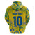 Custom Brazil Football Champion 2024 Hoodie - Wonder Print Shop