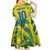 Custom Brazil Football Champion 2024 Kid Short Sleeve Dress - Wonder Print Shop