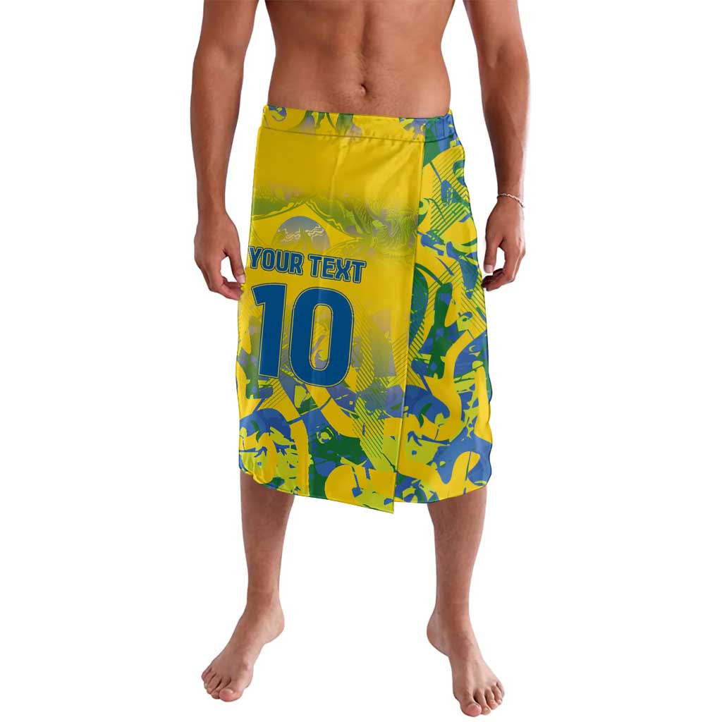 Custom Brazil Football Champion 2024 Lavalava - Wonder Print Shop