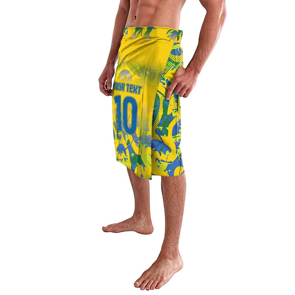 Custom Brazil Football Champion 2024 Lavalava - Wonder Print Shop
