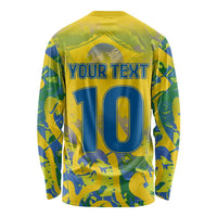 Custom Brazil Football Champion 2024 Long Sleeve Shirt - Wonder Print Shop