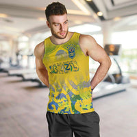 Custom Brazil Football Champion 2024 Men Tank Top - Wonder Print Shop