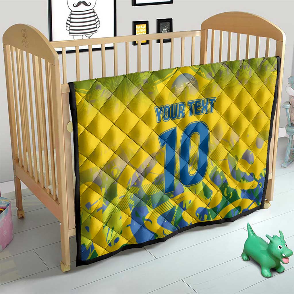 Custom Brazil Football Champion 2024 Quilt - Wonder Print Shop