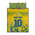 Custom Brazil Football Champion 2024 Quilt Bed Set - Wonder Print Shop
