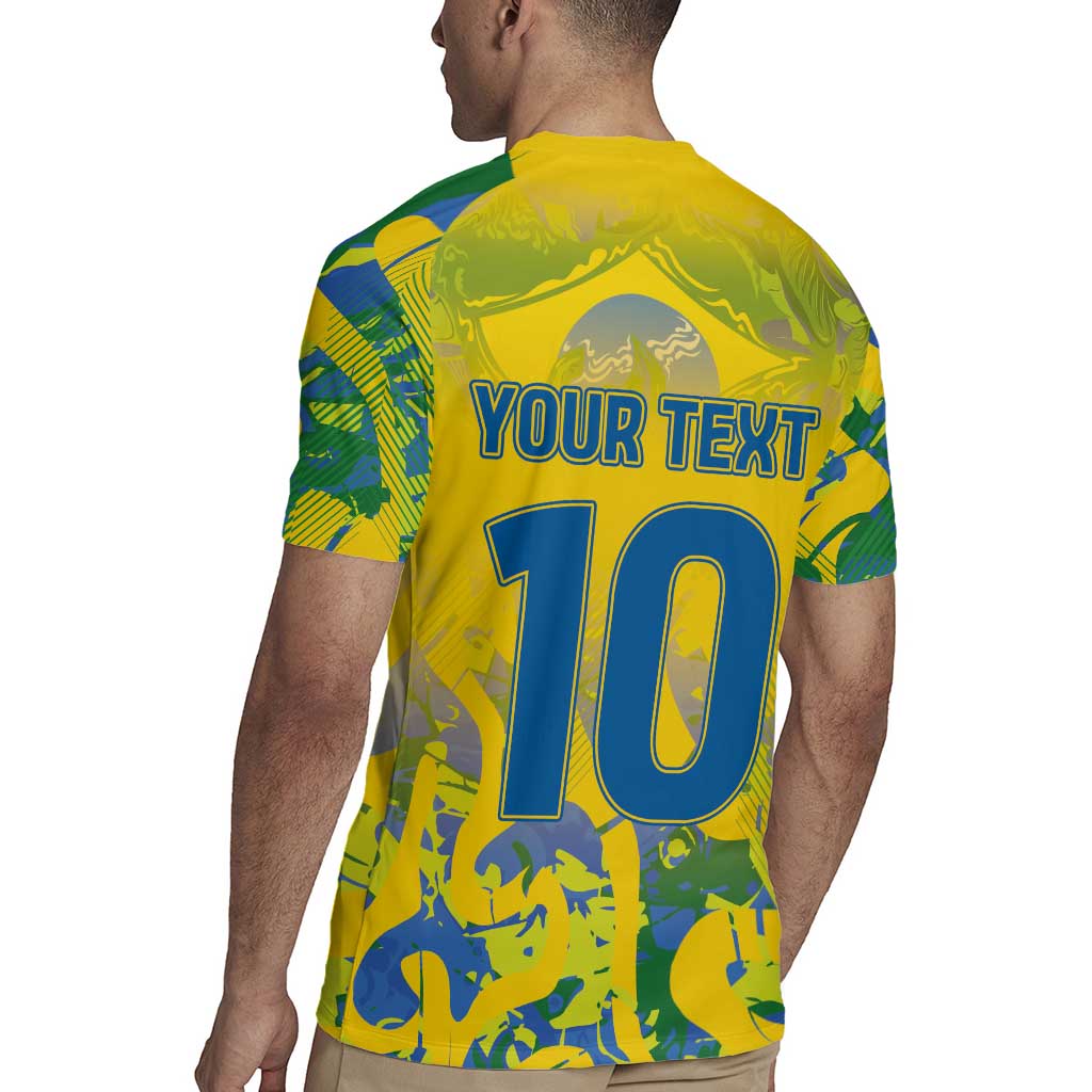 Custom Brazil Football Champion 2024 Rugby Jersey - Wonder Print Shop