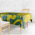 Custom Brazil Football Champion 2024 Tablecloth - Wonder Print Shop