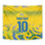 Custom Brazil Football Champion 2024 Tapestry - Wonder Print Shop