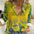 Custom Brazil Football Champion 2024 Women Casual Shirt - Wonder Print Shop