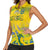 Custom Brazil Football Champion 2024 Women Sleeveless Polo Shirt - Wonder Print Shop