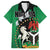 Nigeria Independence Day Family Matching Off Shoulder Maxi Dress and Hawaiian Shirt National Seal with Peace Dove African Pattern - Wonder Print Shop