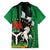 Nigeria Independence Day Family Matching Off Shoulder Maxi Dress and Hawaiian Shirt National Seal with Peace Dove African Pattern - Wonder Print Shop