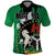 Nigeria Independence Day Polo Shirt National Seal with Peace Dove African Pattern - Wonder Print Shop