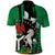 Nigeria Independence Day Polo Shirt National Seal with Peace Dove African Pattern - Wonder Print Shop