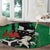Nigeria Independence Day Round Carpet National Seal with Peace Dove African Pattern