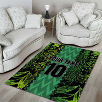Custom Nigeria Football Champion 2024 Area Rug - Wonder Print Shop