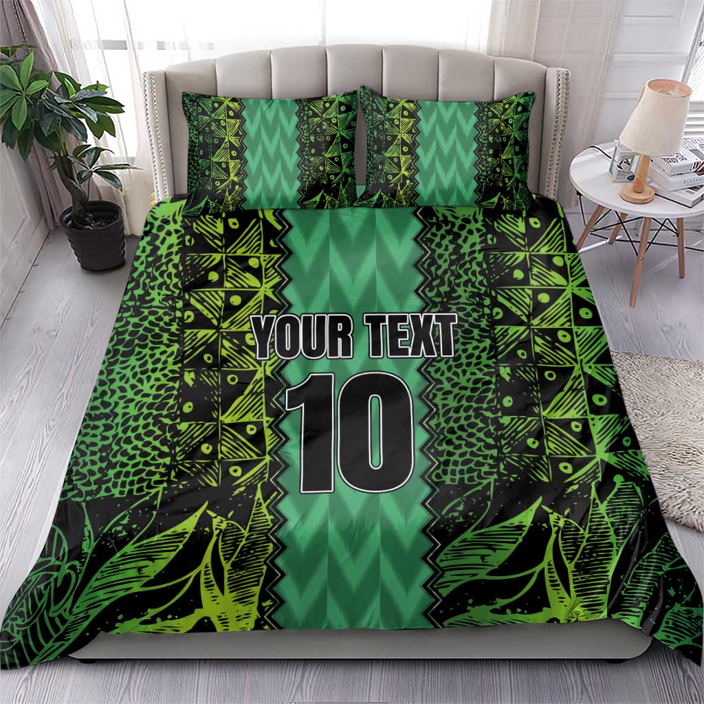 Custom Nigeria Football Champion 2024 Bedding Set - Wonder Print Shop