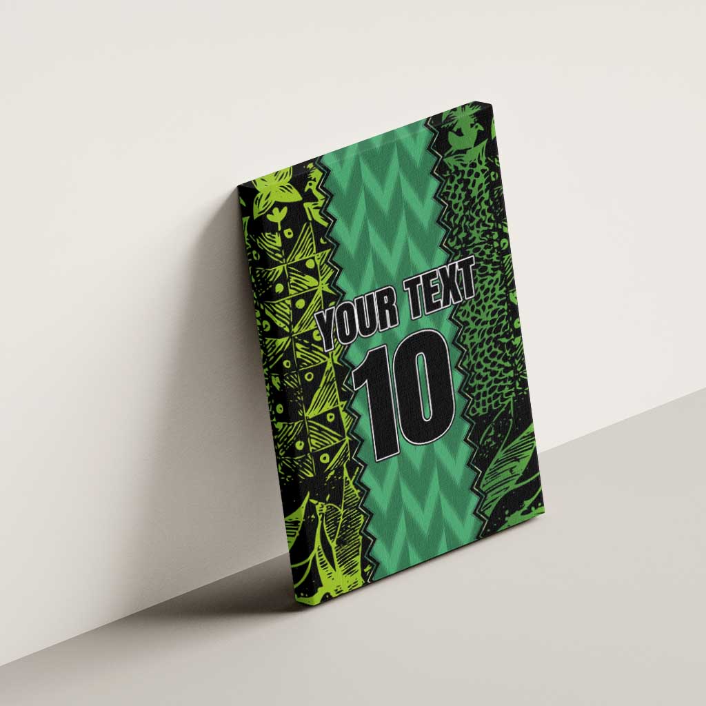 Custom Nigeria Football Champion 2024 Canvas Wall Art - Wonder Print Shop