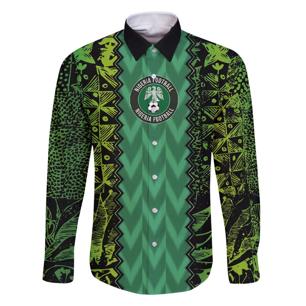 Custom Nigeria Football Champion 2024 Family Matching Short Sleeve Bodycon Dress and Hawaiian Shirt - Wonder Print Shop