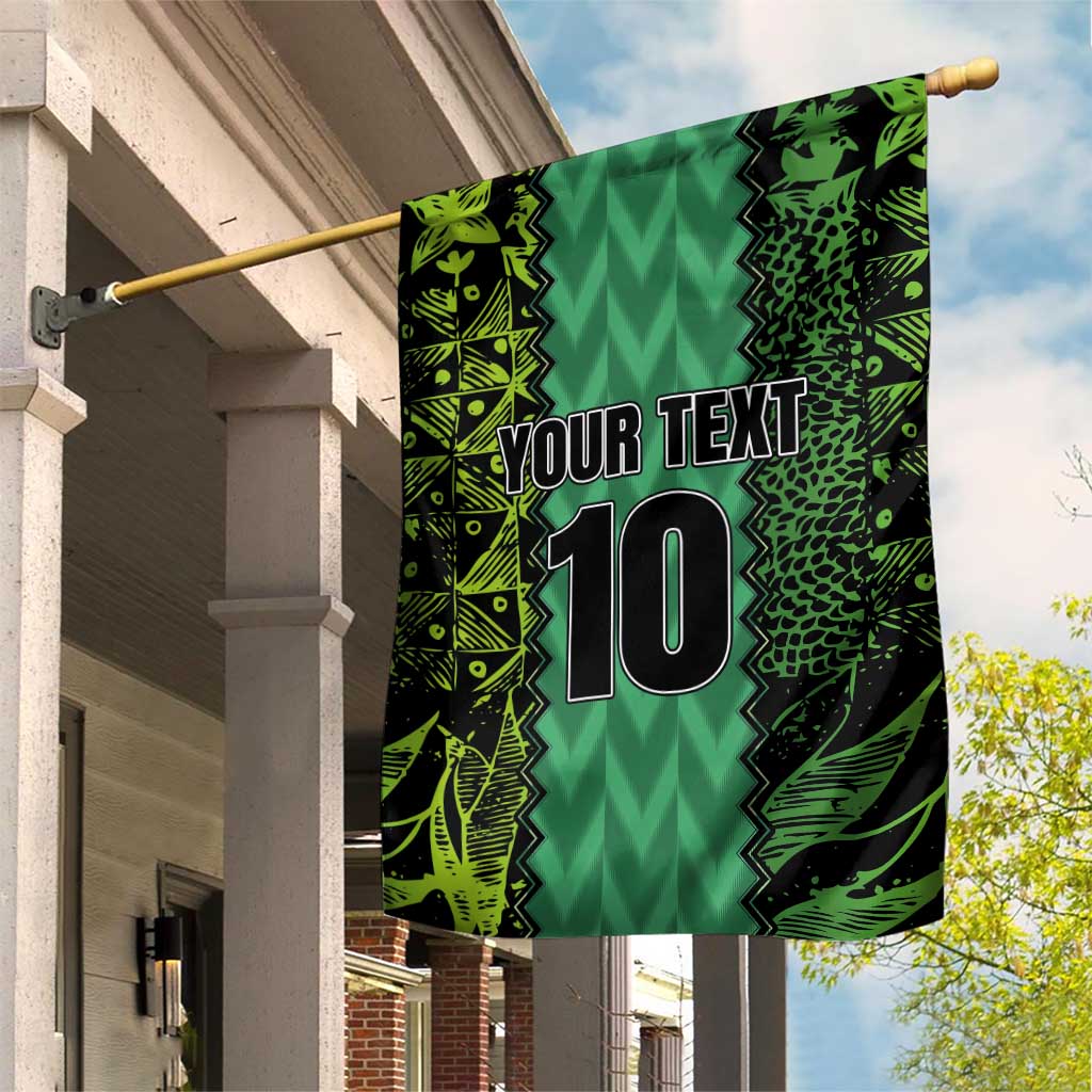 Custom Nigeria Football Champion 2024 Garden Flag - Wonder Print Shop