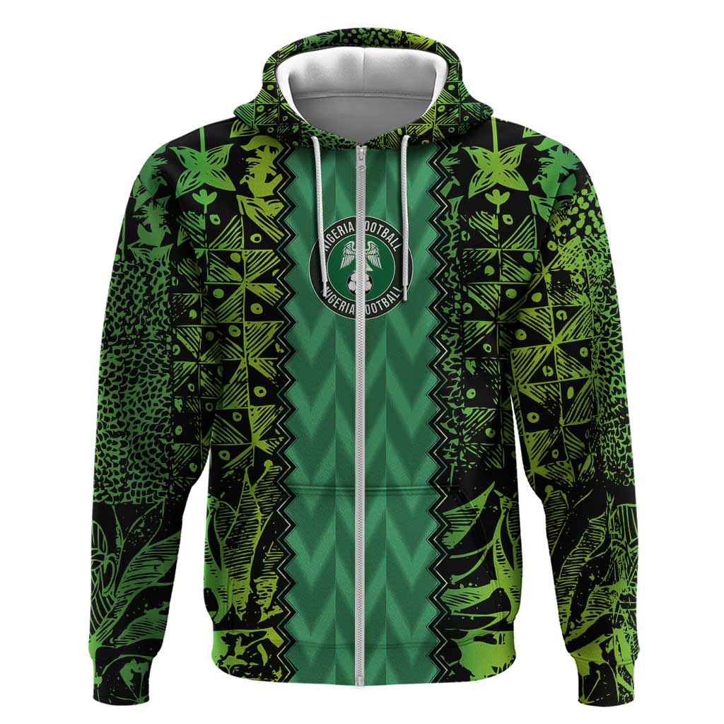Custom Nigeria Football Champion 2024 Hoodie - Wonder Print Shop