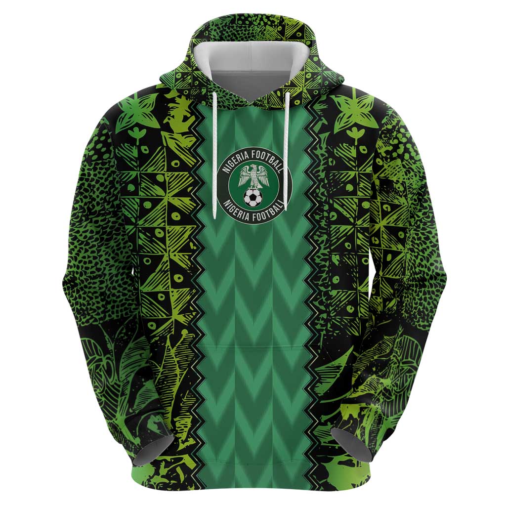 Custom Nigeria Football Champion 2024 Hoodie - Wonder Print Shop