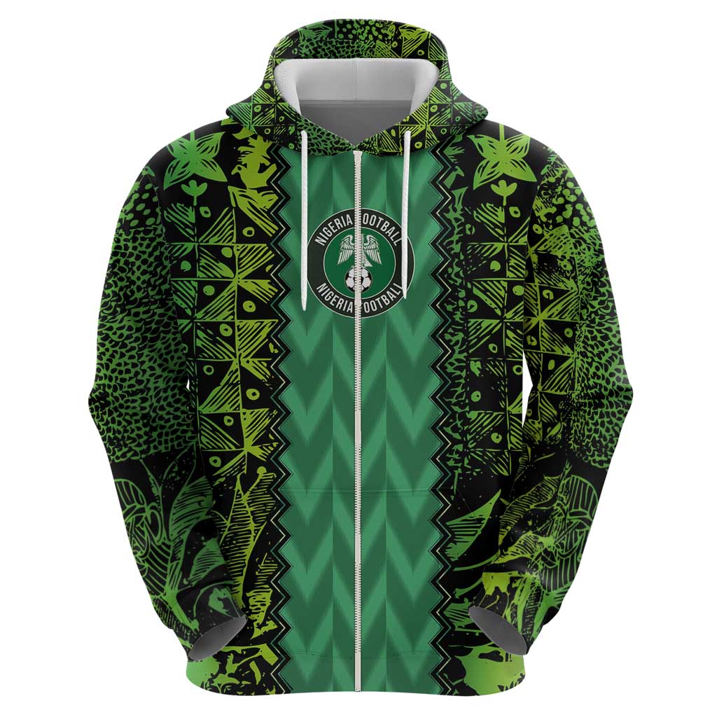 Custom Nigeria Football Champion 2024 Hoodie - Wonder Print Shop