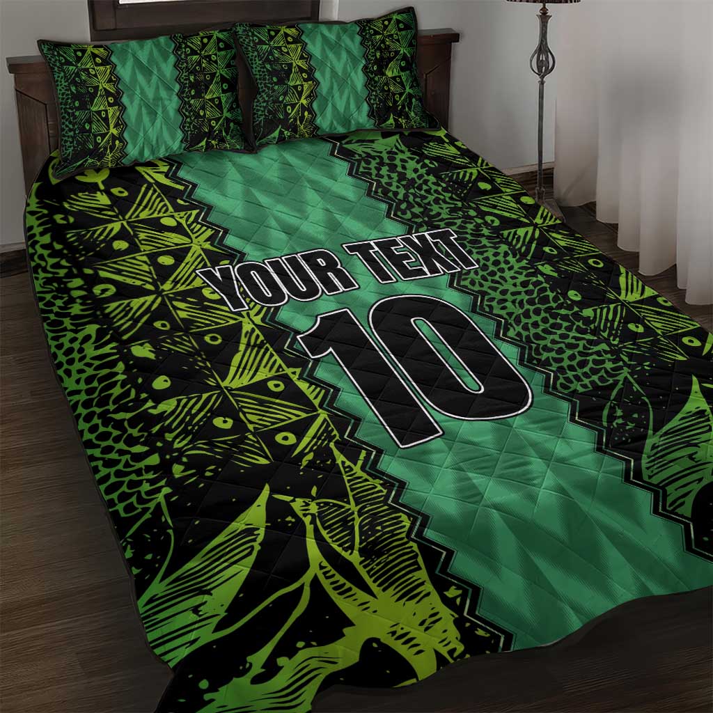 Custom Nigeria Football Champion 2024 Quilt Bed Set - Wonder Print Shop