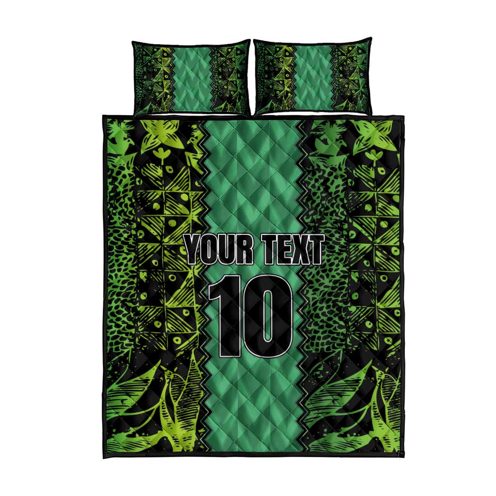 Custom Nigeria Football Champion 2024 Quilt Bed Set - Wonder Print Shop