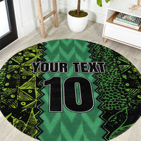 Custom Nigeria Football Champion 2024 Round Carpet