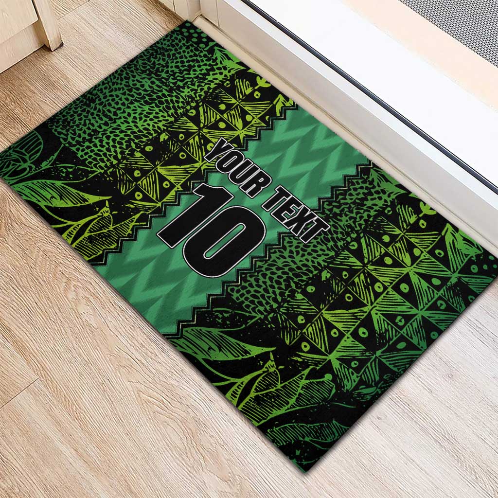 Custom Nigeria Football Champion 2024 Rubber Doormat - Wonder Print Shop
