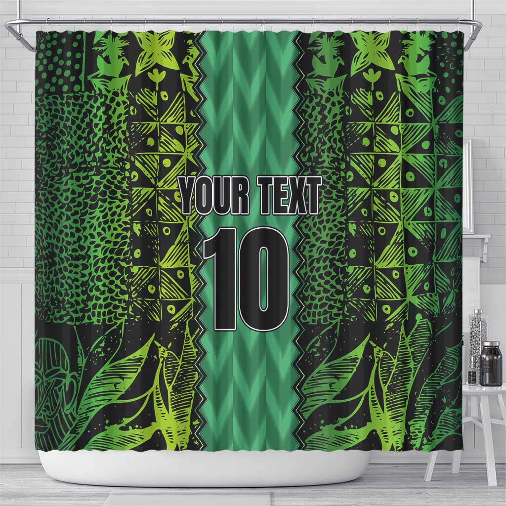 Custom Nigeria Football Champion 2024 Shower Curtain