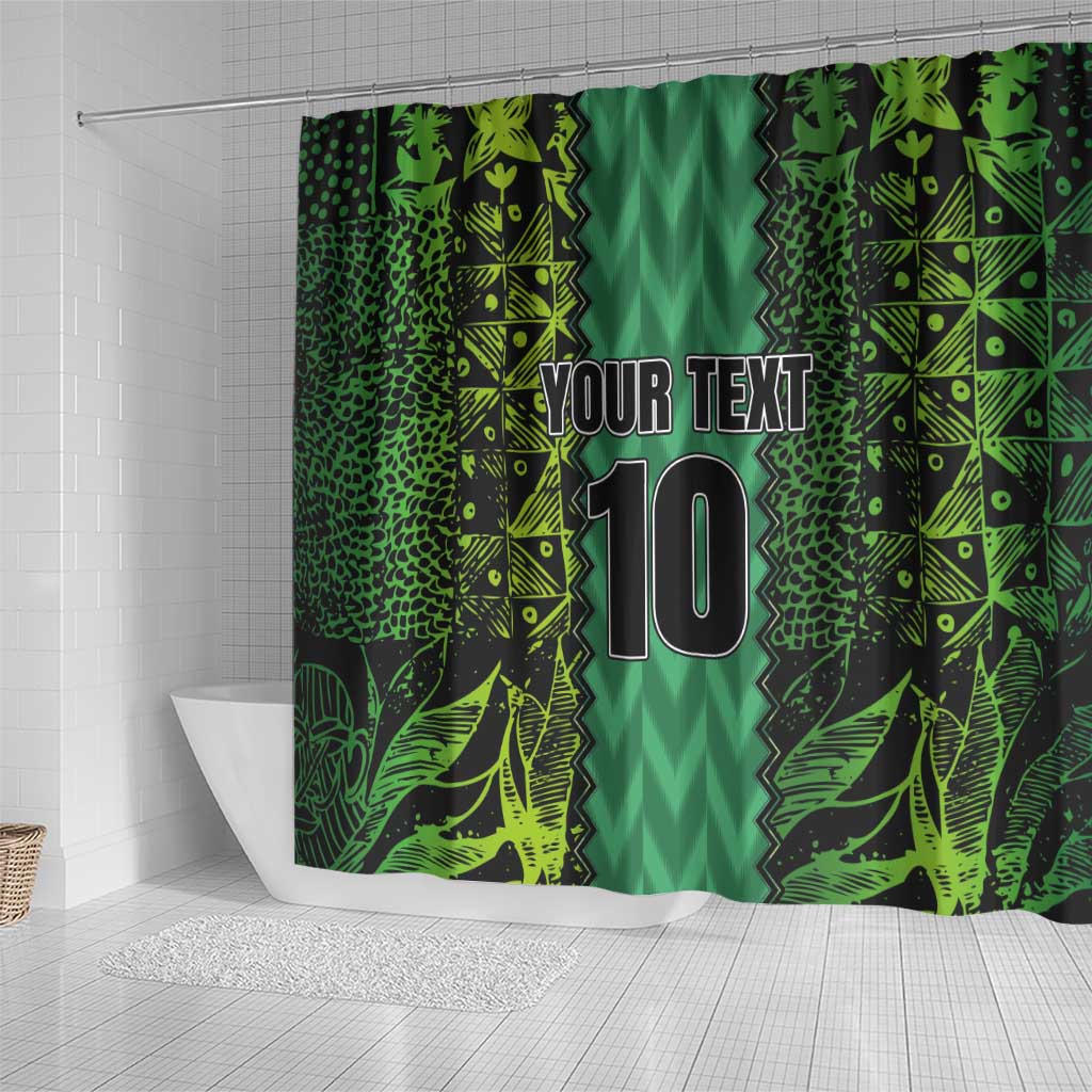 Custom Nigeria Football Champion 2024 Shower Curtain