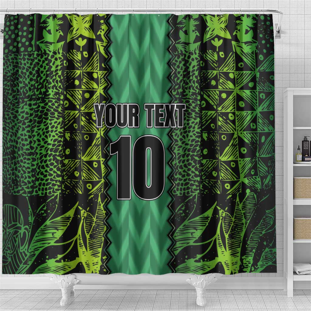 Custom Nigeria Football Champion 2024 Shower Curtain