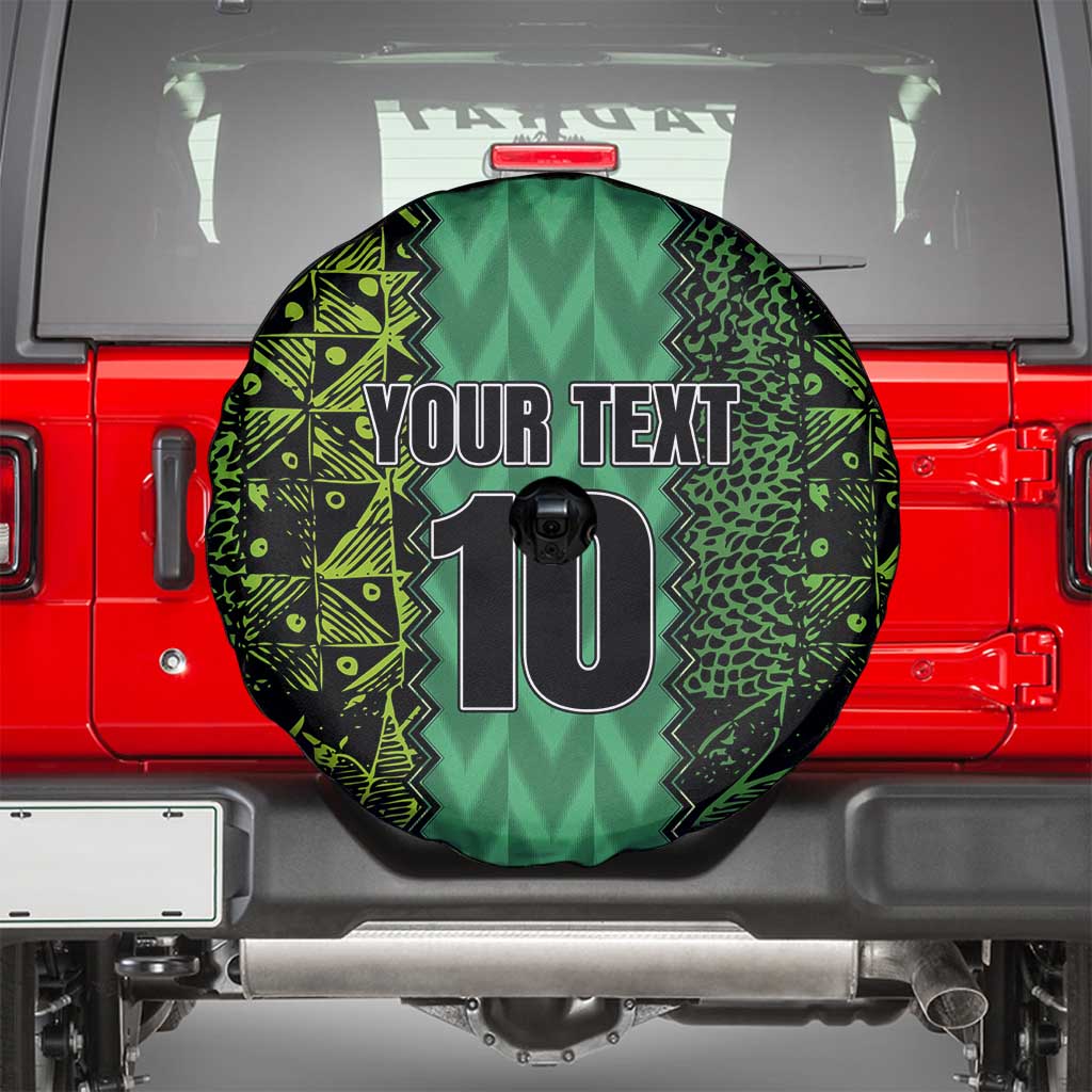 Custom Nigeria Football Champion 2024 Spare Tire Cover - Wonder Print Shop