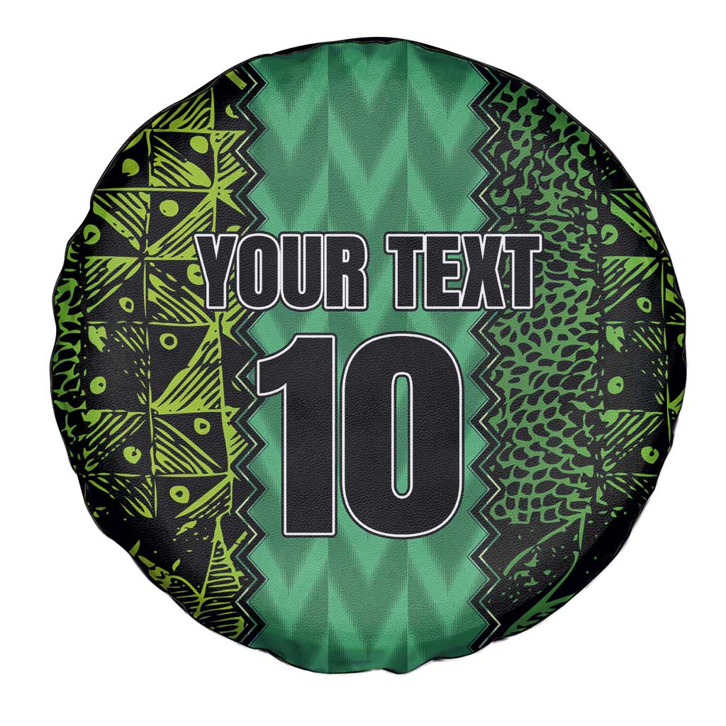 Custom Nigeria Football Champion 2024 Spare Tire Cover - Wonder Print Shop