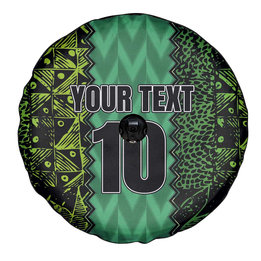 Custom Nigeria Football Champion 2024 Spare Tire Cover - Wonder Print Shop