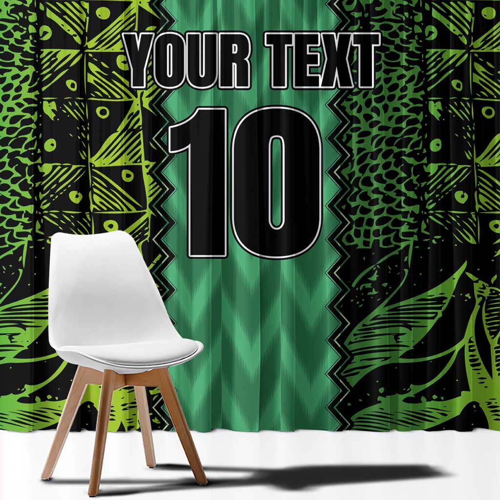 Custom Nigeria Football Champion 2024 Window Curtain - Wonder Print Shop