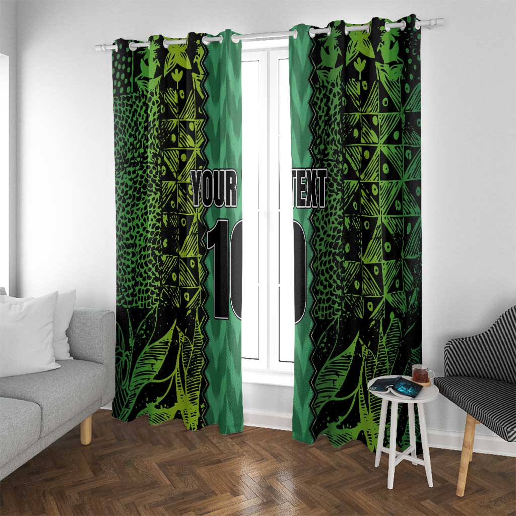 Custom Nigeria Football Champion 2024 Window Curtain - Wonder Print Shop