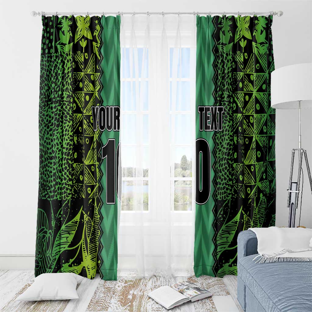 Custom Nigeria Football Champion 2024 Window Curtain - Wonder Print Shop