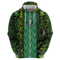 Custom Nigeria Football Champion 2024 Zip Hoodie - Wonder Print Shop