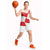 Custom Croatia National Football Basketball Jersey Reds and Whites Checkered - Wonder Print Shop