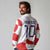 Custom Croatia National Football Long Sleeve Polo Shirt Reds and Whites Checkered - Wonder Print Shop