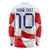 Custom Croatia National Football Long Sleeve Shirt Reds and Whites Checkered - Wonder Print Shop