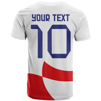 Custom Croatia National Football T Shirt Reds and Whites Checkered - Wonder Print Shop