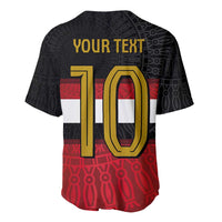 Custom Egypt National Football Baseball Jersey Egyptian Geometric and Flag - Wonder Print Shop
