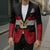 Custom Egypt National Football Blazer Egyptian Geometric and Flag - Wonder Print Shop