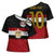 Custom Egypt National Football Cross Shoulder Shirt Egyptian Geometric and Flag - Wonder Print Shop